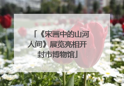 《宋画中的山河人间》展览亮相开封市博物馆