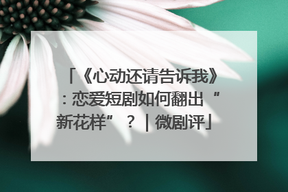 《心动还请告诉我》：恋爱短剧如何翻出“新花样”？｜微剧评