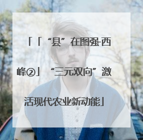 「“县”在图强·西峰②」“三元双向”激活现代农业新动能