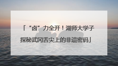 “卤”力全开！湖师大学子探秘武冈舌尖上的非遗密码