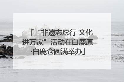 “非遗志愿行 文化进万家”活动在白鹿原·白鹿仓圆满举办