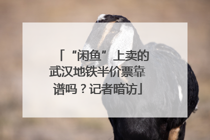 “闲鱼”上卖的武汉地铁半价票靠谱吗？记者暗访