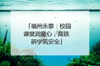 福州永泰：校园课堂润童心，高铁研学筑安全