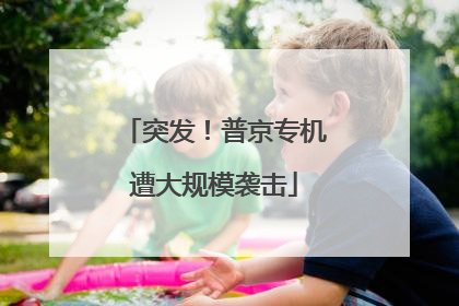 突发！普京专机遭大规模袭击