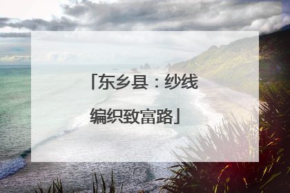 东乡县：纱线编织致富路