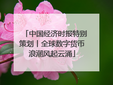 中国经济时报特别策划丨全球数字货币浪潮风起云涌