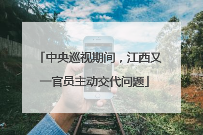 中央巡视期间，江西又一官员主动交代问题
