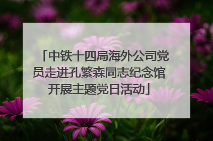 中铁十四局海外公司党员走进孔繁森同志纪念馆开展主题党日活动
