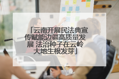 云南开展民法典宣传赋能边疆高质量发展 法治种子在云岭大地生根发芽