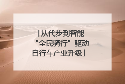 从代步到智能 “全民骑行”驱动自行车产业升级