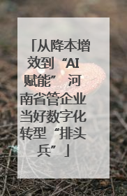 从降本增效到“AI赋能” 河南省管企业当好数字化转型“排头兵”