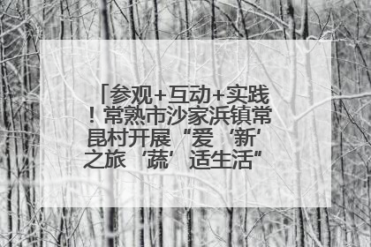 参观+互动+实践！常熟市沙家浜镇常昆村开展“爱‘新’之旅‘蔬’适生活”参观学习活动