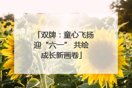 双牌：童心飞扬迎“六一” 共绘成长新画卷