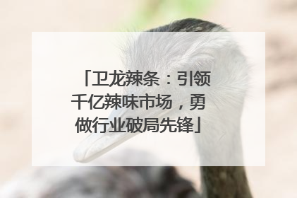 卫龙辣条：引领千亿辣味市场，勇做行业破局先锋