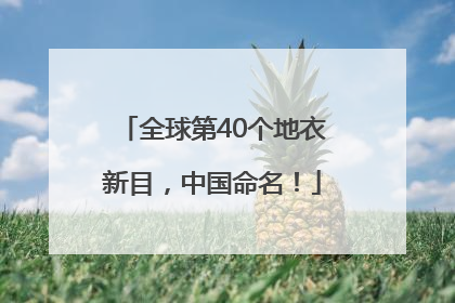 全球第40个地衣新目，中国命名！