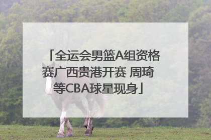 全运会男篮A组资格赛广西贵港开赛 周琦等CBA球星现身
