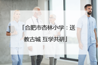 合肥市杏林小学：送教古城 互学共研