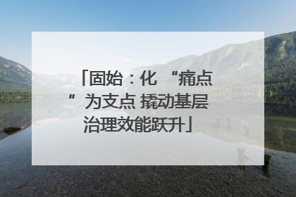 固始：化 “痛点”为支点 撬动基层治理效能跃升