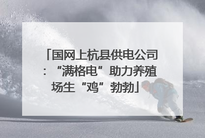 国网上杭县供电公司：“满格电”助力养殖场生“鸡”勃勃