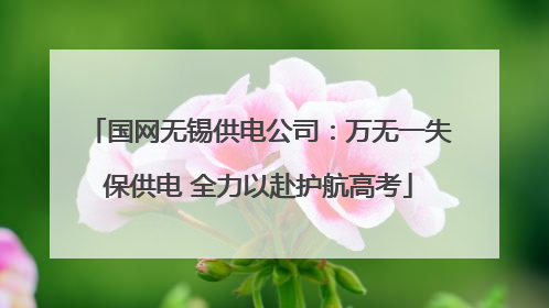 国网无锡供电公司：万无一失保供电 全力以赴护航高考
