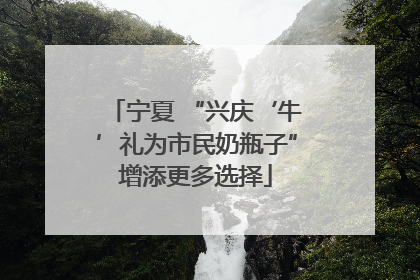 宁夏 “兴庆‘牛’礼为市民奶瓶子”增添更多选择