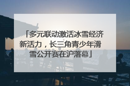 多元联动激活冰雪经济新活力，长三角青少年滑雪公开赛在沪落幕