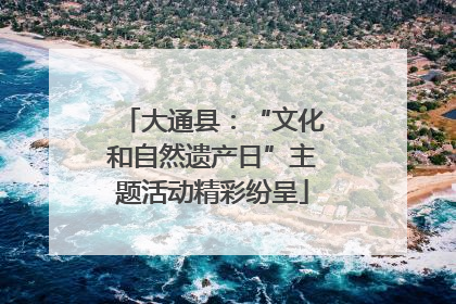 大通县：“文化和自然遗产日”主题活动精彩纷呈