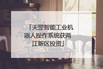 天罡智能工业机器人操作系统获两江新区投资