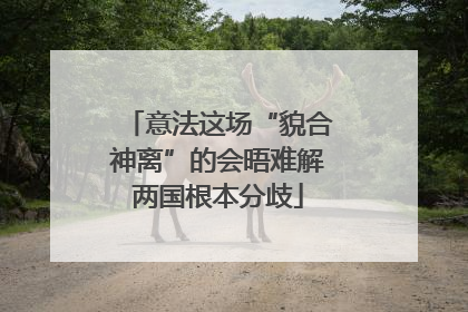 意法这场“貌合神离”的会晤难解两国根本分歧