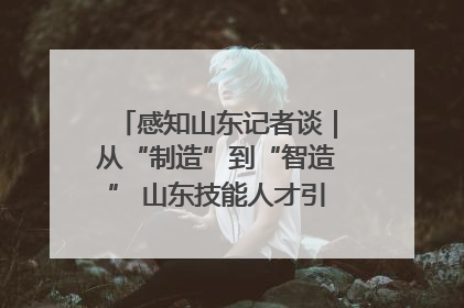 感知山东记者谈｜从“制造”到“智造” 山东技能人才引领产业升级