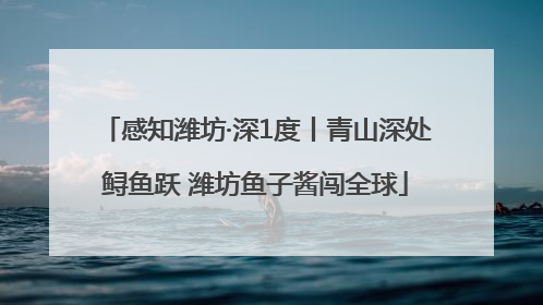 感知潍坊·深1度丨青山深处鲟鱼跃 潍坊鱼子酱闯全球