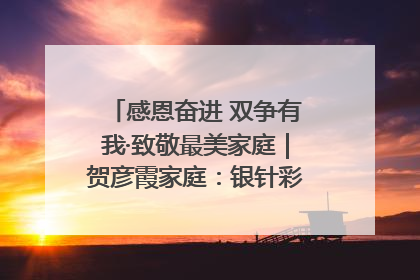 感恩奋进 双争有我·致敬最美家庭｜贺彦霞家庭：银针彩线绣出好日子