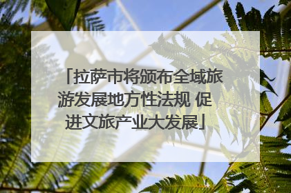 拉萨市将颁布全域旅游发展地方性法规 促进文旅产业大发展