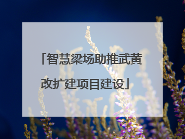 智慧梁场助推武黄改扩建项目建设