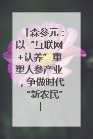 森参元：以“互联网+认养”重塑人参产业，争做时代“新农民”