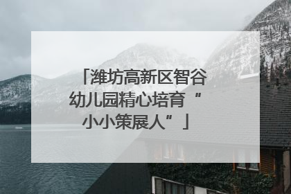潍坊高新区智谷幼儿园精心培育“小小策展人”
