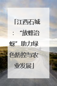 江西石城：“放蜂治蚜”助力绿色防控与农业发展