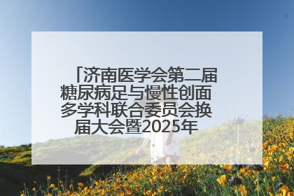 济南医学会第二届糖尿病足与慢性创面多学科联合委员会换届大会暨2025年学术年会成功举行