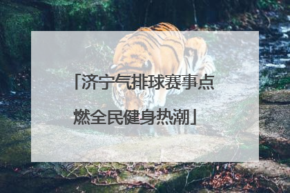 济宁气排球赛事点燃全民健身热潮