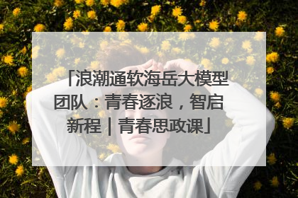 浪潮通软海岳大模型团队：青春逐浪，智启新程｜青春思政课