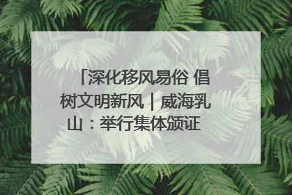 深化移风易俗 倡树文明新风｜威海乳山：举行集体颁证 倡导文明婚俗