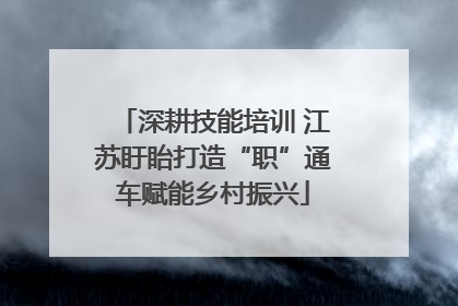 深耕技能培训 江苏盱眙打造“职”通车赋能乡村振兴
