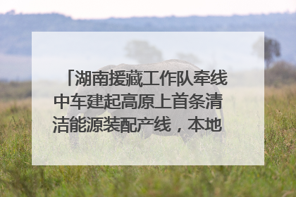 湖南援藏工作队牵线中车建起高原上首条清洁能源装配产线，本地大学生成车间检验员