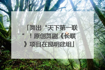 舞出“天下第一联”！原创舞剧《长联》项目在昆明建组
