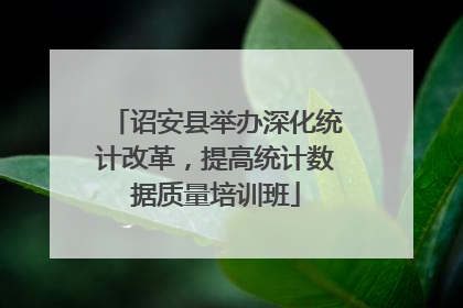 诏安县举办深化统计改革,提高统计数据质量培训班