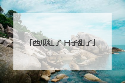 西瓜红了 日子甜了
