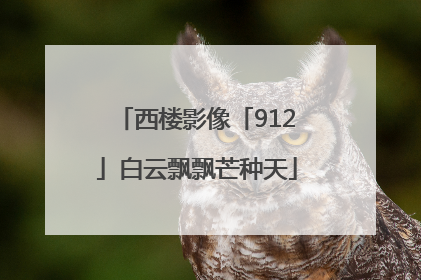 西楼影像「912」白云飘飘芒种天