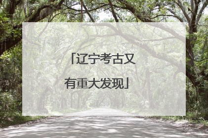 辽宁考古又有重大发现