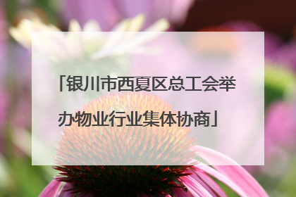 银川市西夏区总工会举办物业行业集体协商