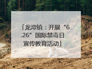 龙潭镇：开展“6.26”国际禁毒日宣传教育活动